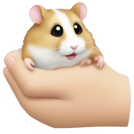 hamster handshake emoji