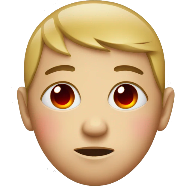 Face with red tears emoji