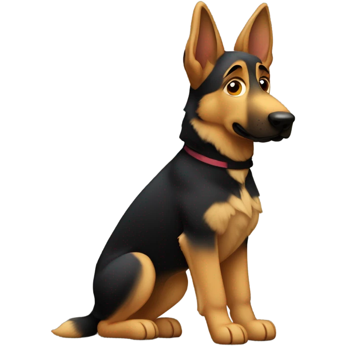 German Shepard emoji