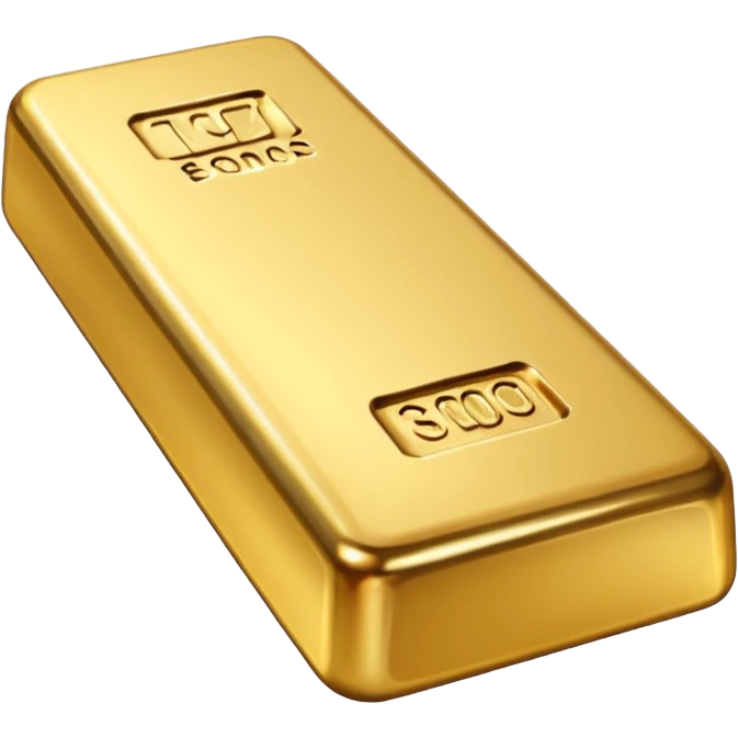 Gold bar emoji