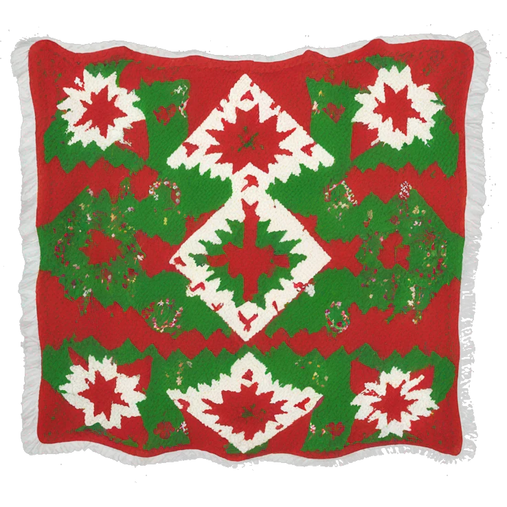 christmas blanket folded up emoji