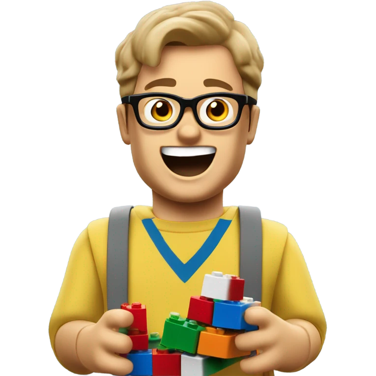 Dawid chce Lego emoji