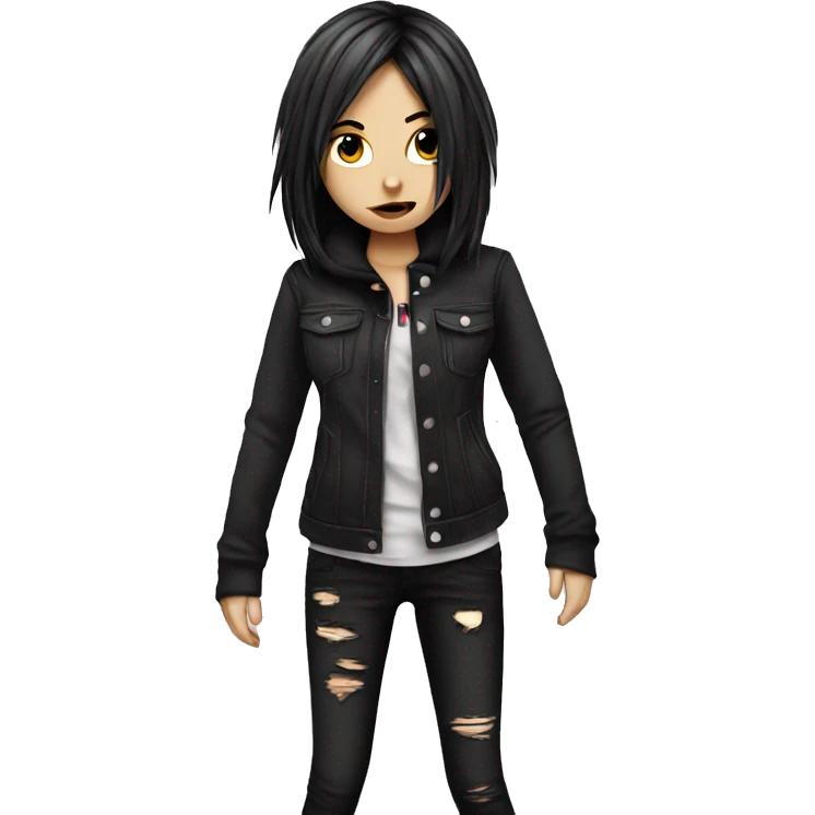 Emo girl  emoji