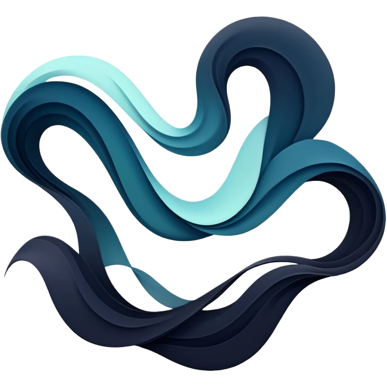 Shifting abstract forms with masculine undertone, flowing energy waves, symbolic style essence, minimal ethereal shapes emoji