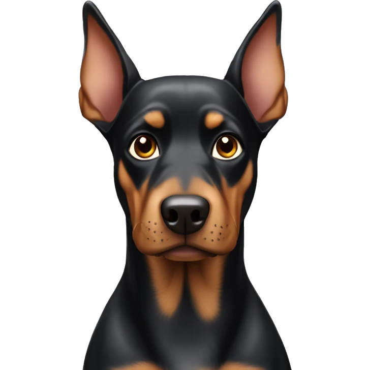 Dog dóberman emoji