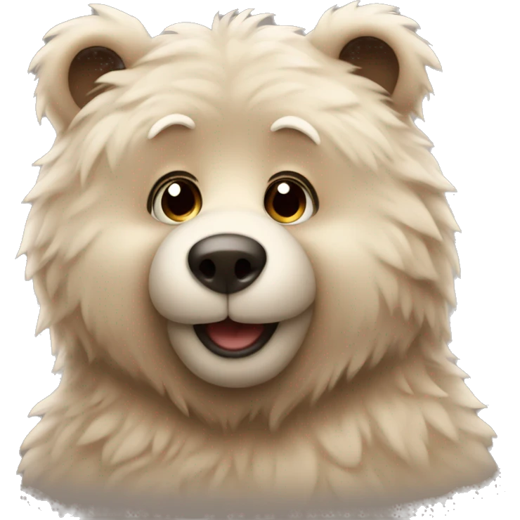 love little fluffy bear emoji