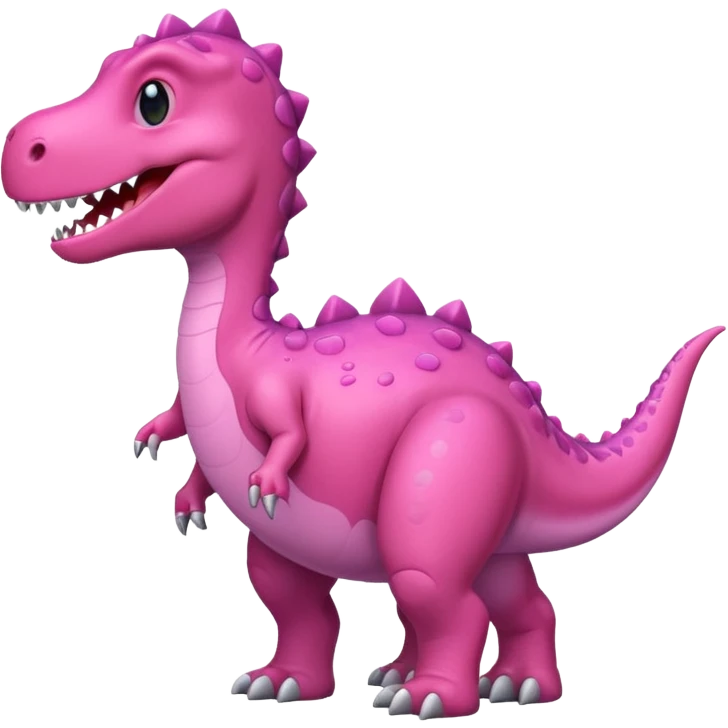Dinosaurio rosa emoji
