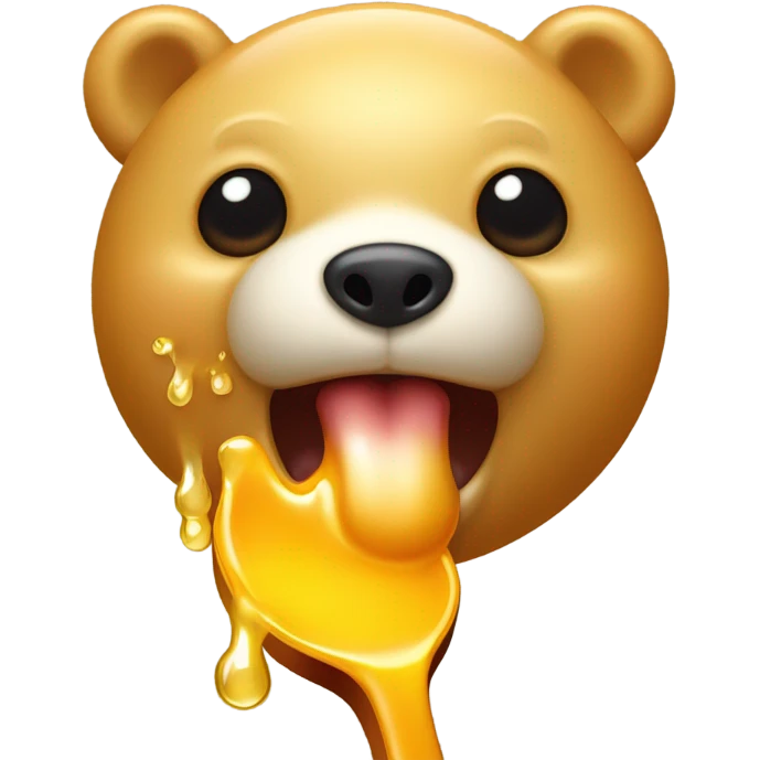 Licking honey  emoji