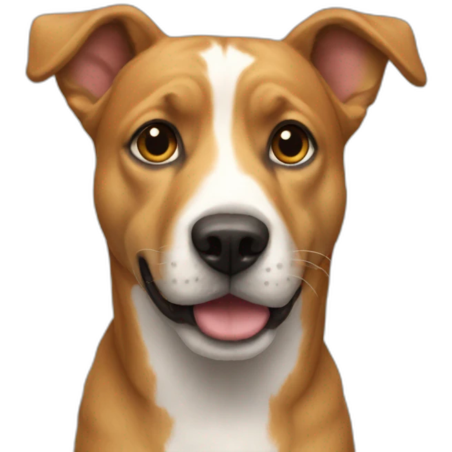 chat sur un chien emoji