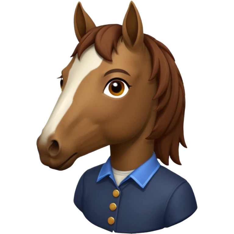 Persona con cabeza de caballo emoji