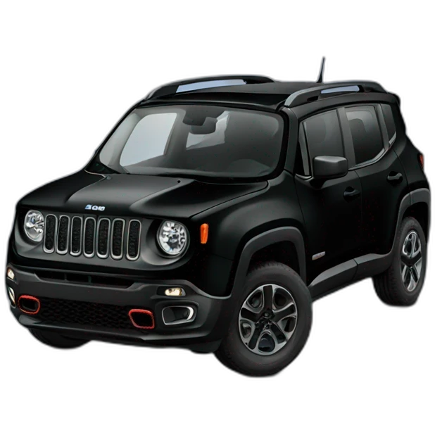Black jeep renegade emoji