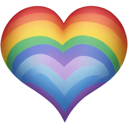 rainbow heart emoji