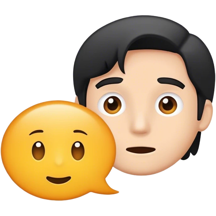 Speech balloon with FABIAN  emoji