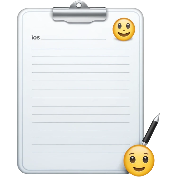 test completion sheet emoji
