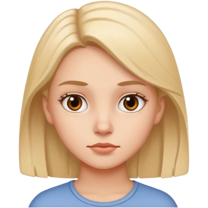 a girl side eyeing someone  emoji