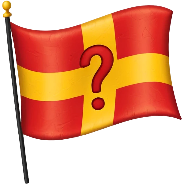 A Flag with a question mark on it, have no pole just a flag emoji
