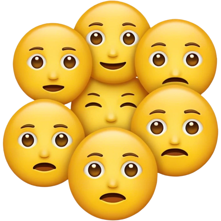 default yellow faces emojis  emoji