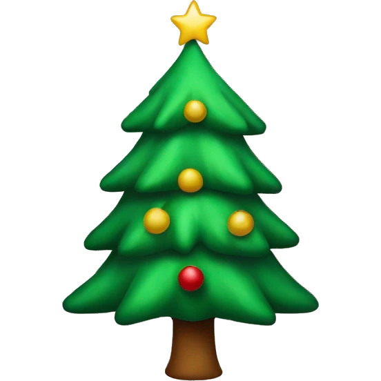 Christmas tree emoji