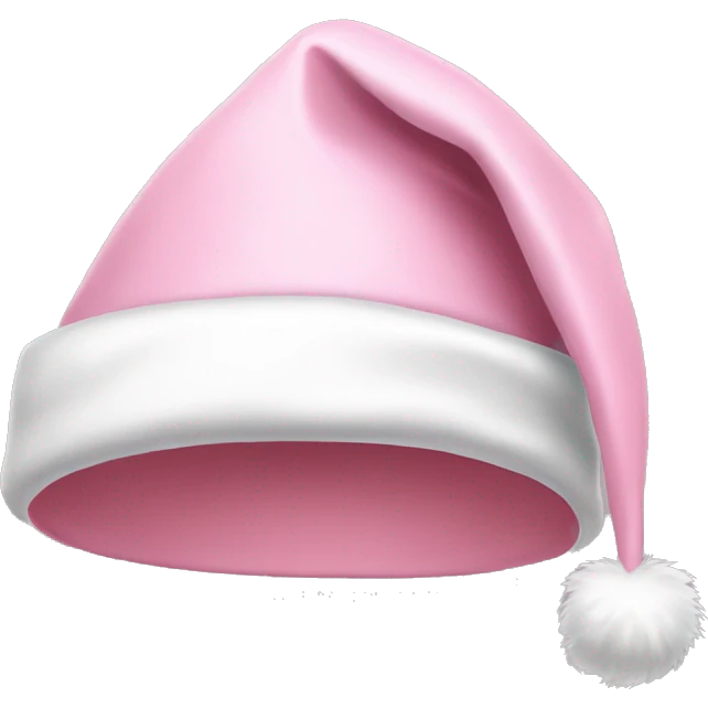light pink santa hat emoji