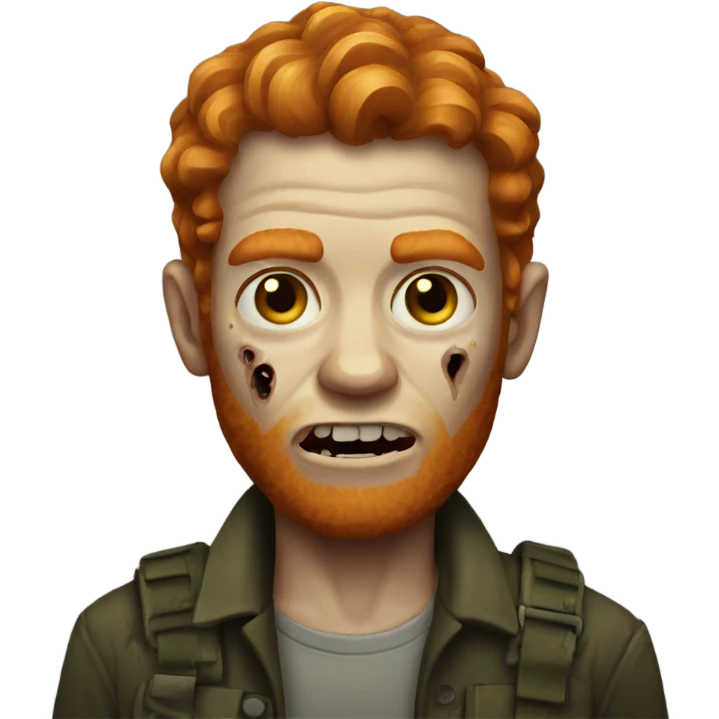 ginger zombie emoji