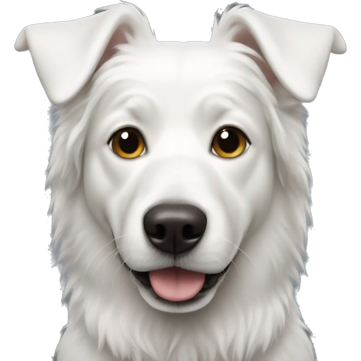 White dog emoji