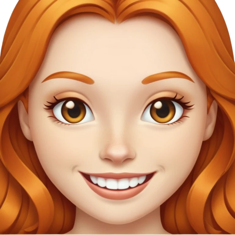 Sexy ginger girl emoji