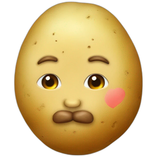 potato kissing Lukashenko emoji