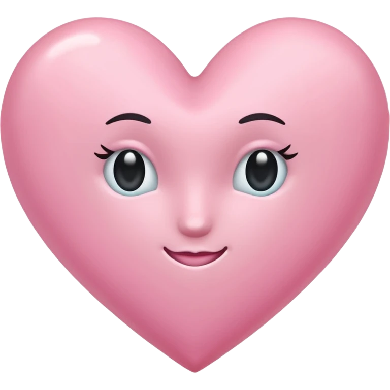 cœur pastel rose emoji