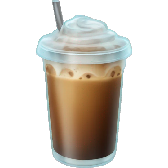 Iced coffee  emoji
