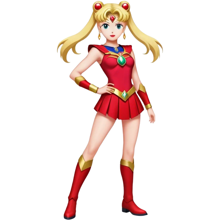 Sailormoon  Redranger  full body  emoji
