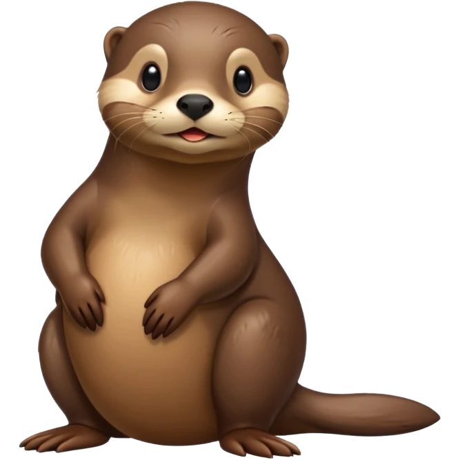 Haz un ornitorrinco es como cuerpo de nutria tiene pico de pato emoji
