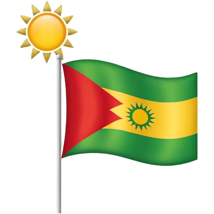 Kurdish flag emoji