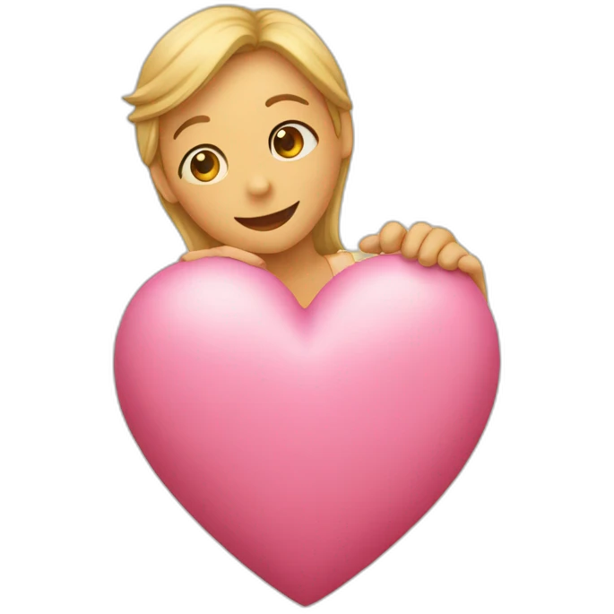 Giving heart emoji