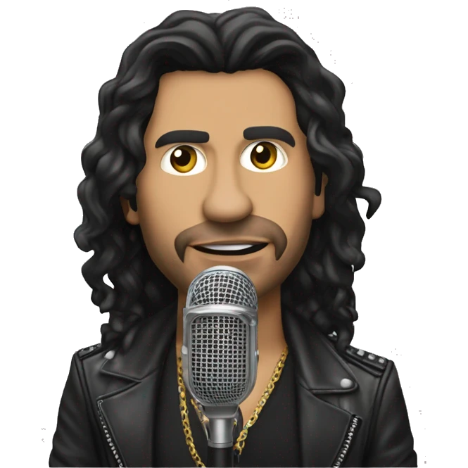 Fher Olvera singer of latin rock band Maná emoji