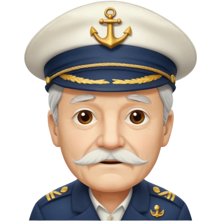 nautical old man fancy  emoji