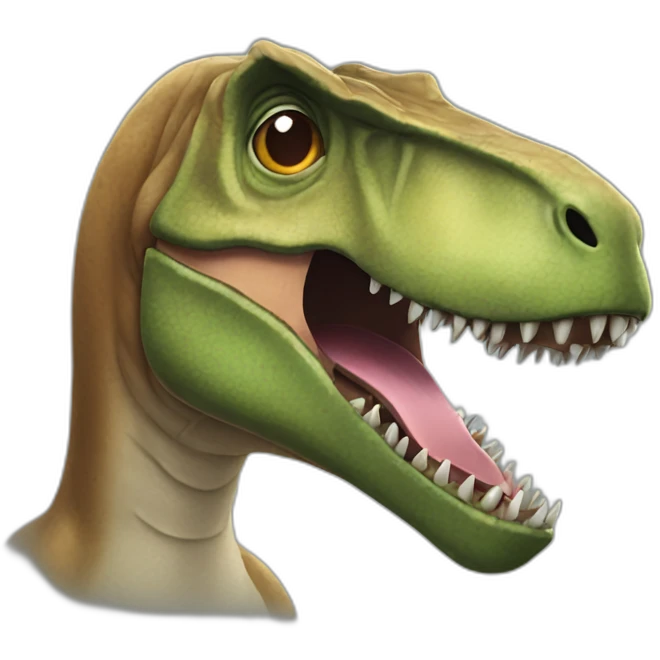 Scientifically accurate trex emoji