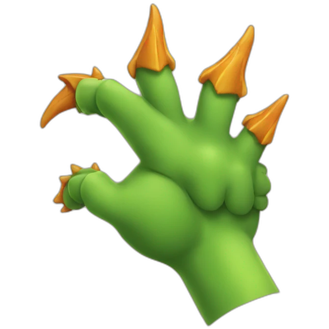 dragon claw thumbs up emoji