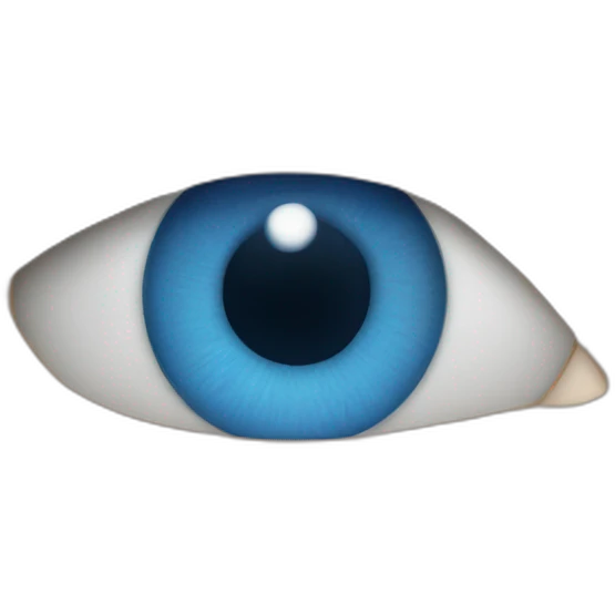 blue eye in the picture emoji