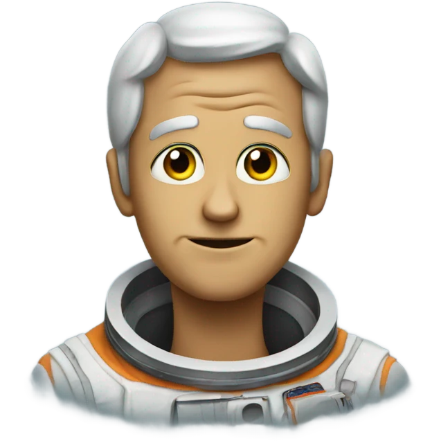 dumb person in space emoji