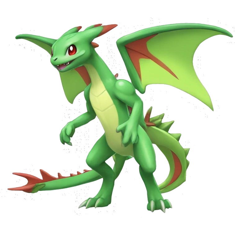 Anthro Cool Edgy Legendary Colorful Shy Shiny Fakemon-Pokémon-Flygon-Fantasy-Creature With Full Body Detailed High Quality emoji