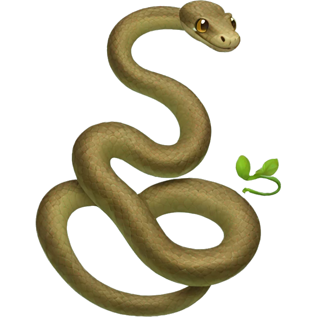 Cute snake emoji