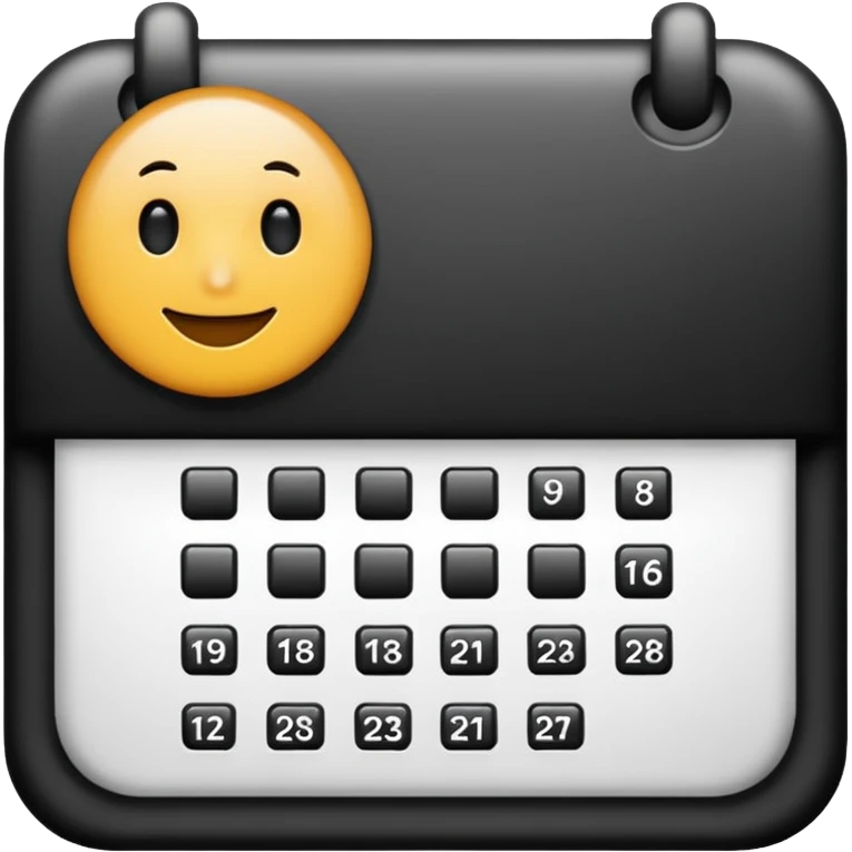 calendar day 1  emoji