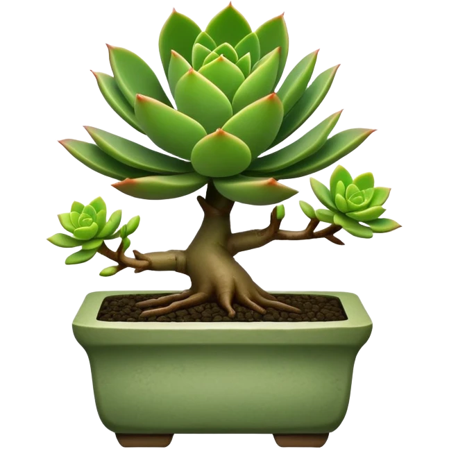 succulent bonsai plant emoji