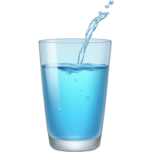 glass of water emoji