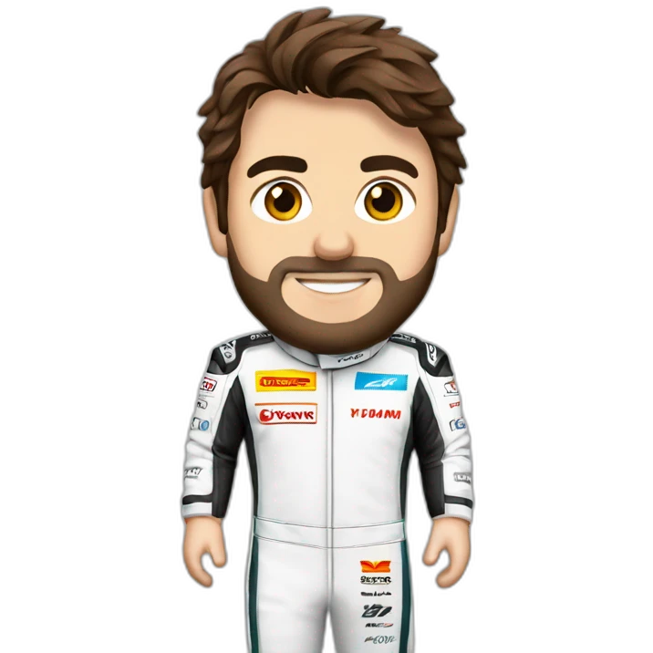 Fernando alonso f1 suit emoji