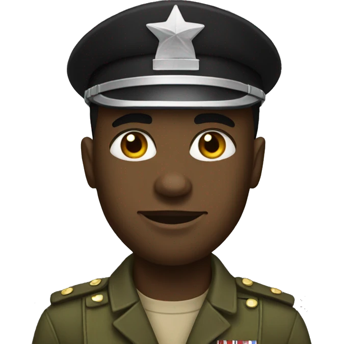 black soldier emoji