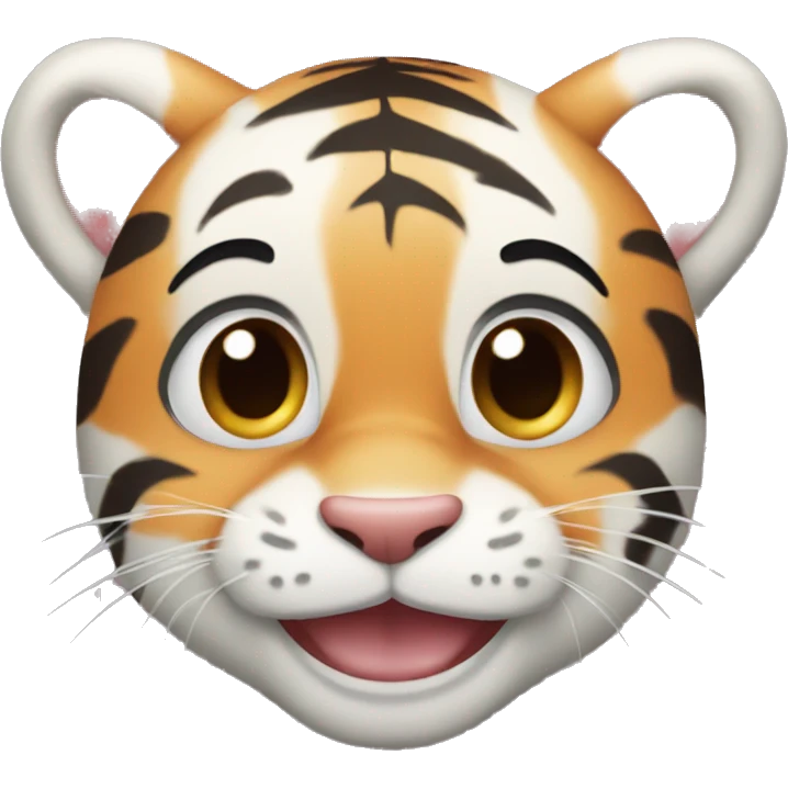 Baby tiger that Smiles emoji