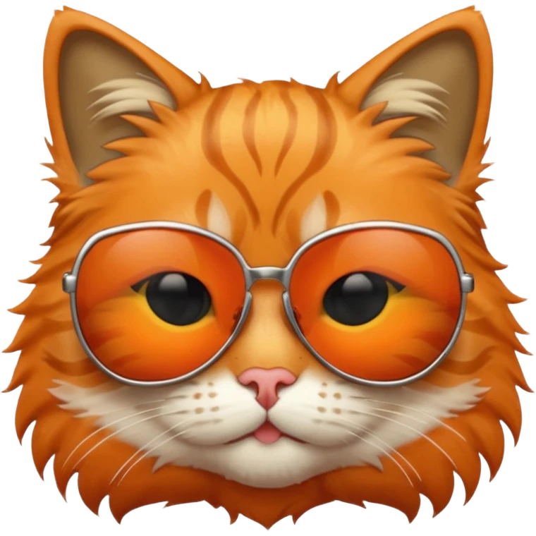 Cat wearing sunglasses emoji