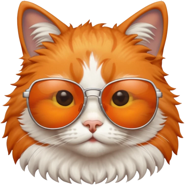 Cat wearing sunglasses emoji