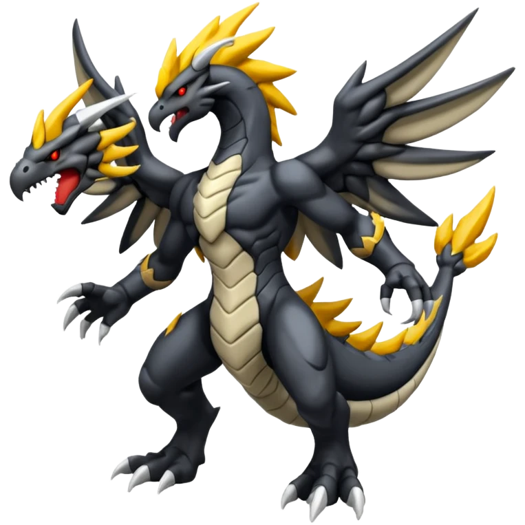 Haxorus-Zekrom-fusion (full body) emoji